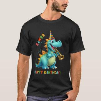 Grappige dinosaurus Dino Trex Verjaardag Vrouwen M T-shirt