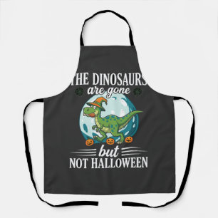 Grappige Dinosaurus Halloween Heks Grafisch Schort
