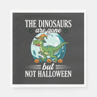 Grappige Dinosaurus Halloween Heks Grafisch Servet