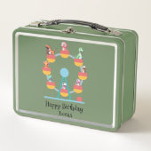 Grappige dinosaurus reuzenrad Verjaardagsfeestje D (Voorkant)