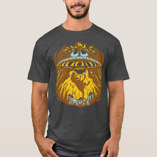 Grappige Dinosaurus T-shirt Retro Ontvoering