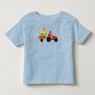 Grappige dinosaurus tractor jongens School Verjaar Kinder Shirts
