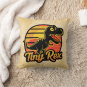 Grappige  Dinosaurus Trex bij Sunset Tiny Rex Kussen (Deken)