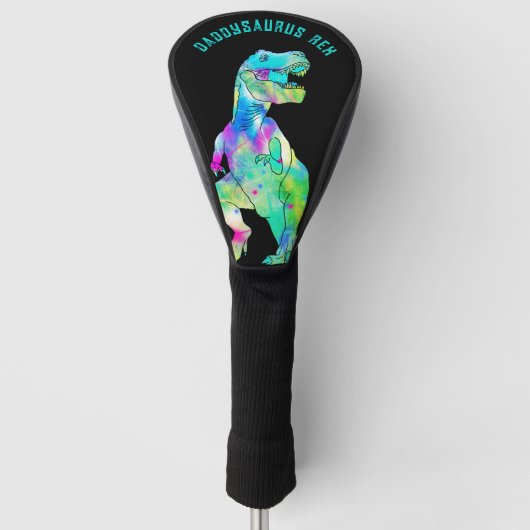 Grappige Dinosaurus Vadergrap Golfheadcover (Voorkant)