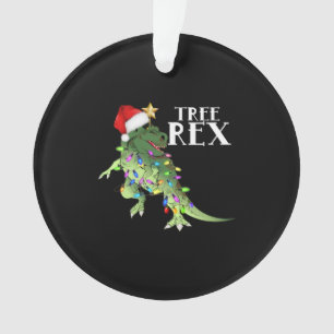GRAPPIGE DINOSAURUSBOOM REX MET KERSTVERLICHTING T ORNAMENT