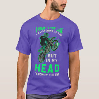 Grappige Dirt Bike Rider M Motorcross Premium T-shirt