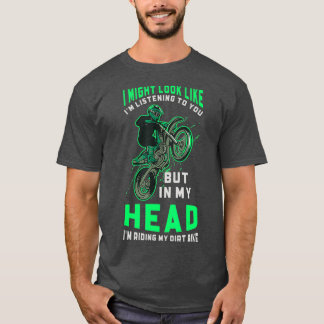 Grappige Dirt Bike Rider M Motorcross T-shirt