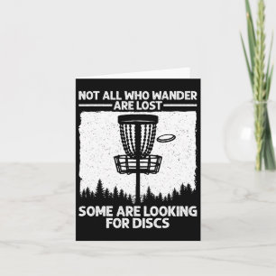 Grappige Disc Golf Art Voor Mannen Vrouwen Kinder Kaart