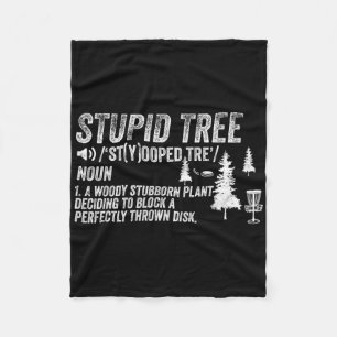 Grappige Disc Golf Frisbee Golfcadeaus - Stomme Bo Fleece Deken