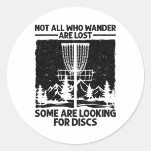 Grappige Disc Golf Kunst Voor Mannen Vrouwen Disc Ronde Sticker