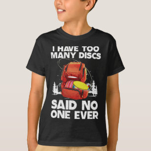 Grappige Disc Golf Kunst Voor Mannen Vrouwen Kinde T-shirt