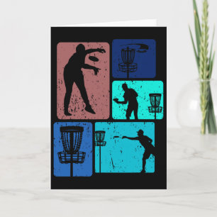 Grappige Disc Golf Speler Cool Vliegende Schijf Sp Kaart