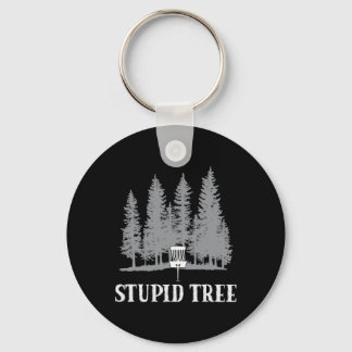 Grappige Disc Golf Speler Humor Stomme Boom  Sleutelhanger