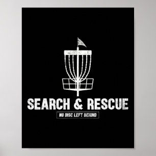 Grappige Disc Golf Speler Humor Zoek En Reddings N Poster