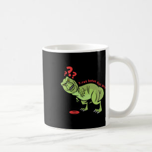 Grappige Disc Golf T Rex Kinderen Koffiemok