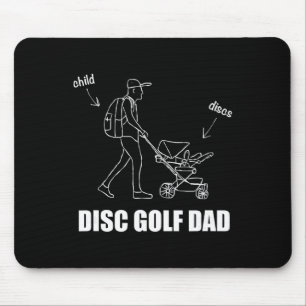 Grappige Disc Golf Vader Kinderwagen Ckpack Kind T Muismat