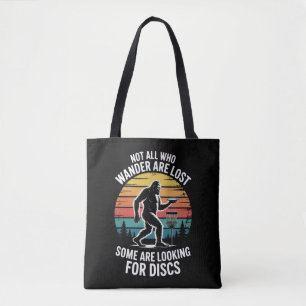 Grappige Disc Golf Vintage Bigfoot Golfer Vader Fr Draagtas