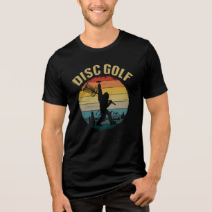 Grappige Discgolf – Oude Bigfoot Tri-Blend Shirt