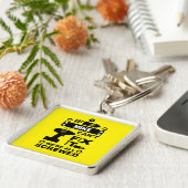 Grappige DIY Fix It Reparatie Sleutelhanger (Zijkant)