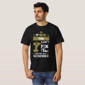 Grappige DIY Fix It Reparatie T-shirt (Voorkant volledig)