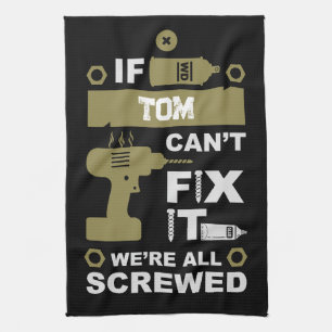 Grappige DIY Fix It Reparatie Theedoek