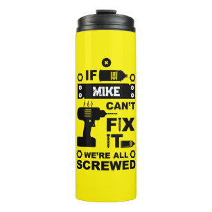 Grappige DIY Fix It Reparatie Thermosbeker