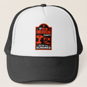 Grappige DIY Fix It Reparatie Trucker Pet
