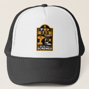 Grappige DIY Fix It Reparatie Trucker Pet