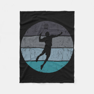 Grappige Dminton Shuttle Voor Mannen Vrouwen Retro Fleece Deken