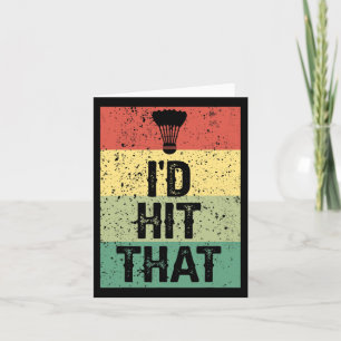Grappige Dminton Speler Citaat - Die Sla Ik Kaart