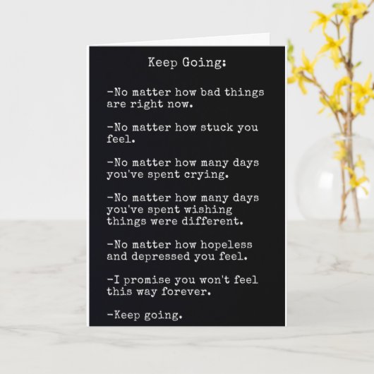 GRAPPIGE DOCH NIET **40e VERJAARDAGSKAART** Kaart (Gele Bloem)