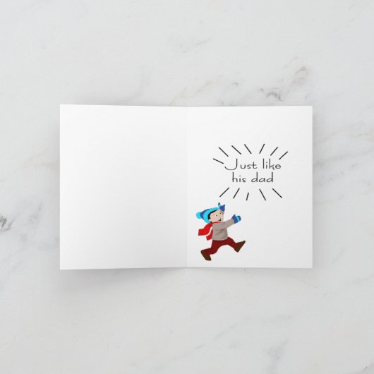 grappige dochter in de wet Kerstmis Kaart (Binnen)