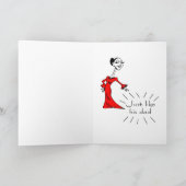 Grappige dochter in de wet verjaardag kaart (Binnen)