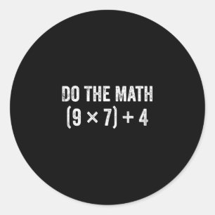 Grappige Doe De Rekening 67 Meme Ronde Sticker