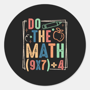 Grappige Doe De Rekening Uit 67 Meme Zes Zeven Jon Ronde Sticker
