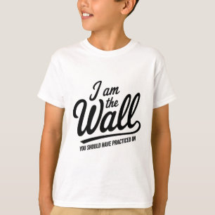 Grappige doelman citaat voor ijshockeykids t-shirt