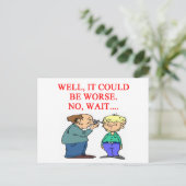 grappige dokter briefkaart (Staand voorkant)