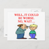 grappige dokter briefkaart (Voorkant / Achterkant)