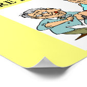 grappige dokter humor poster (Hoek)