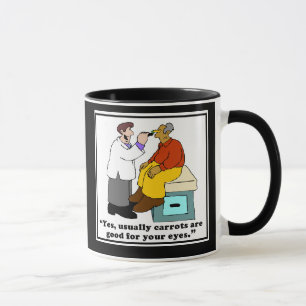 Grappige Dokter Mok of Optometrist Mok - Wortel Co