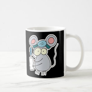 grappige dokter muis koffiemok