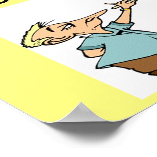 grappige dokter poster (Hoek)