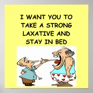 grappige dokter poster