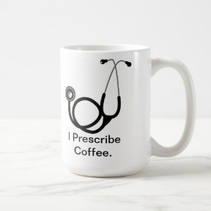 Grappige Doktersmok - Ik Schrijf Koffie Voor Koffiemok