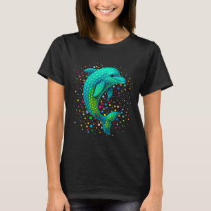 Grappige Dolfijnliefhebbers Stippen Gelukkige Stip T-shirt