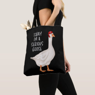 Grappige Domme Gans Quote Vandaag Ben Ik Een Serie Draagtas