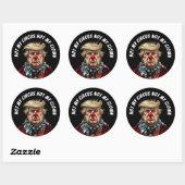 Grappige Donald Trump Clown Ronde Sticker (Vel)