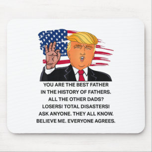 Grappige Donald Trump Grote vader Shirten dat jij Muismat