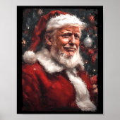 Grappige Donald Trump Kerstman Kerstman Daddy's H Poster (Voorkant)