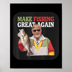 Grappige Donald Trump Maakt Vissen Groot Again Vis Poster